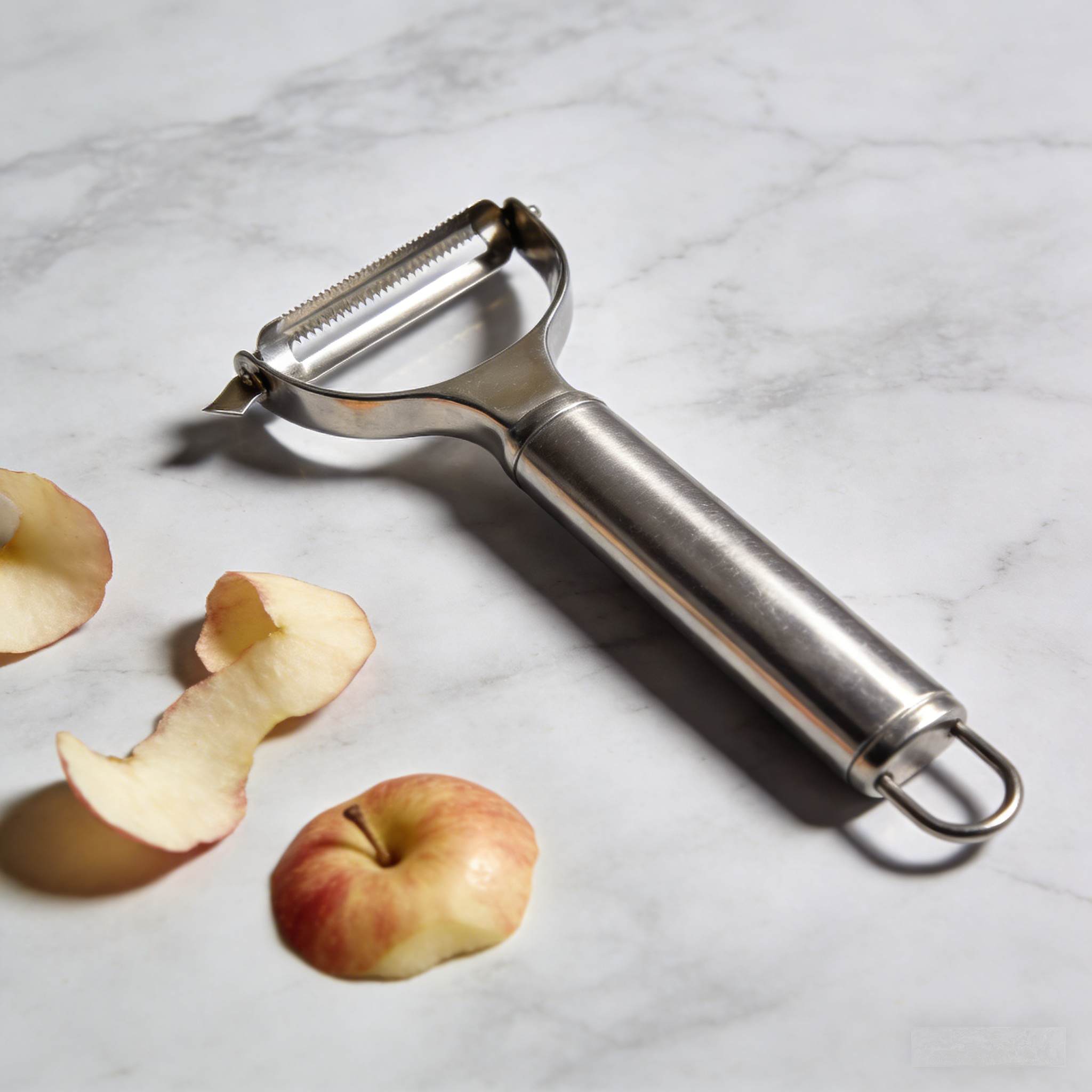 PrecisionPeel Pro: The Stainless Steel Serrated Fruit & Vegetable Peeler
