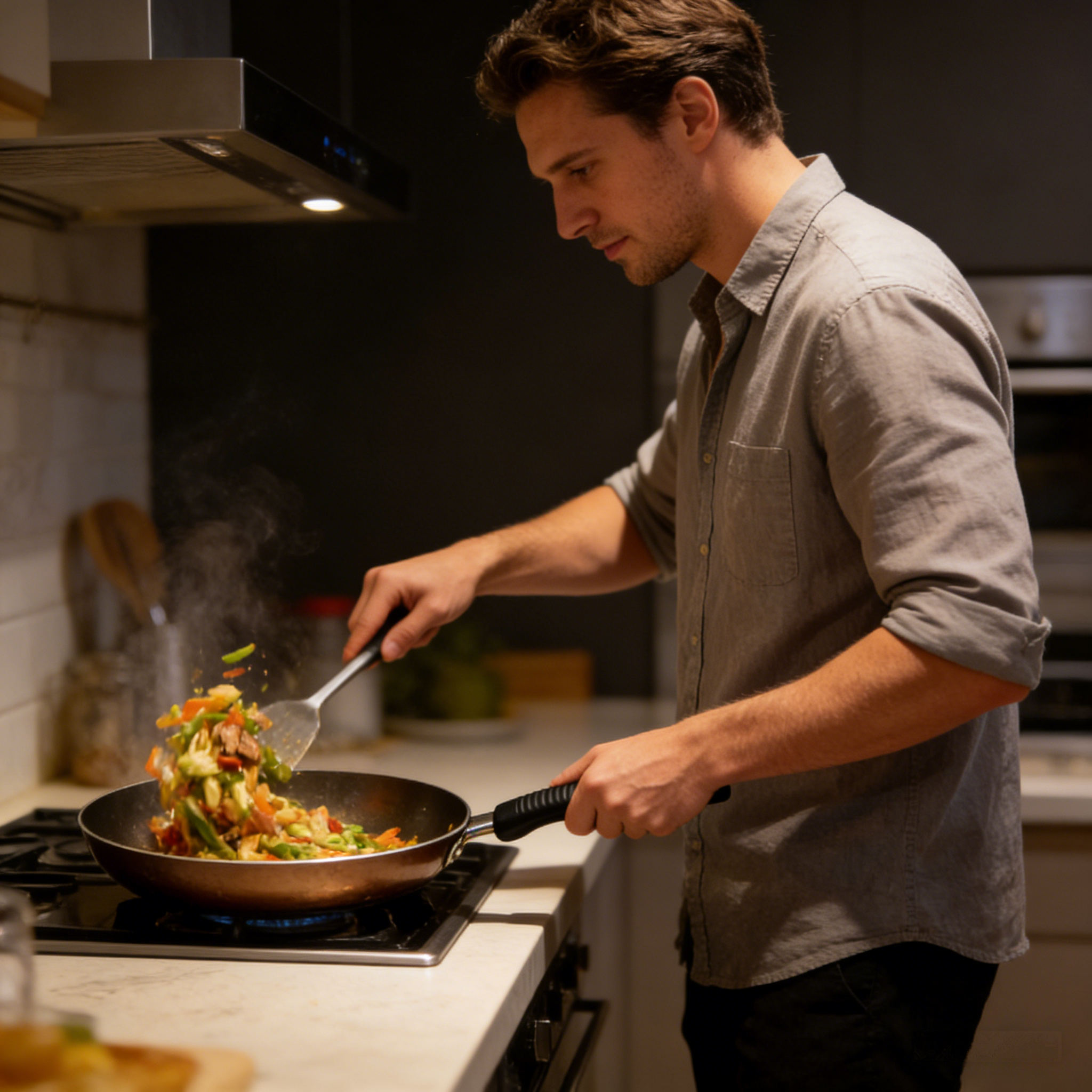 CopperGlow Nonstick Frypan: The Bronze Non-Stick Cooking Pan