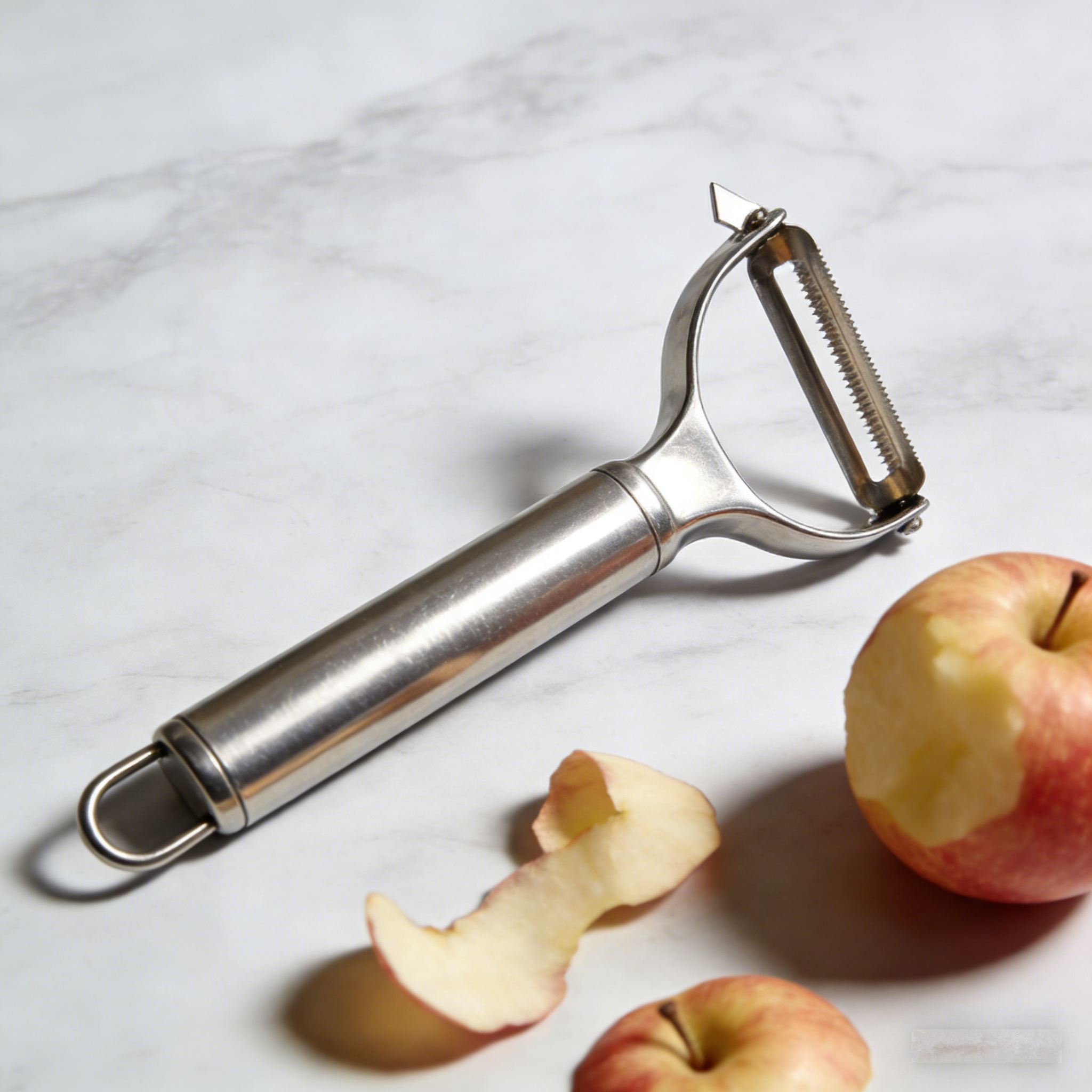 PrecisionPeel Pro: The Stainless Steel Serrated Fruit & Vegetable Peeler