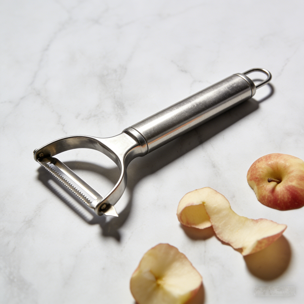 PrecisionPeel Pro: The Stainless Steel Serrated Fruit & Vegetable Peeler