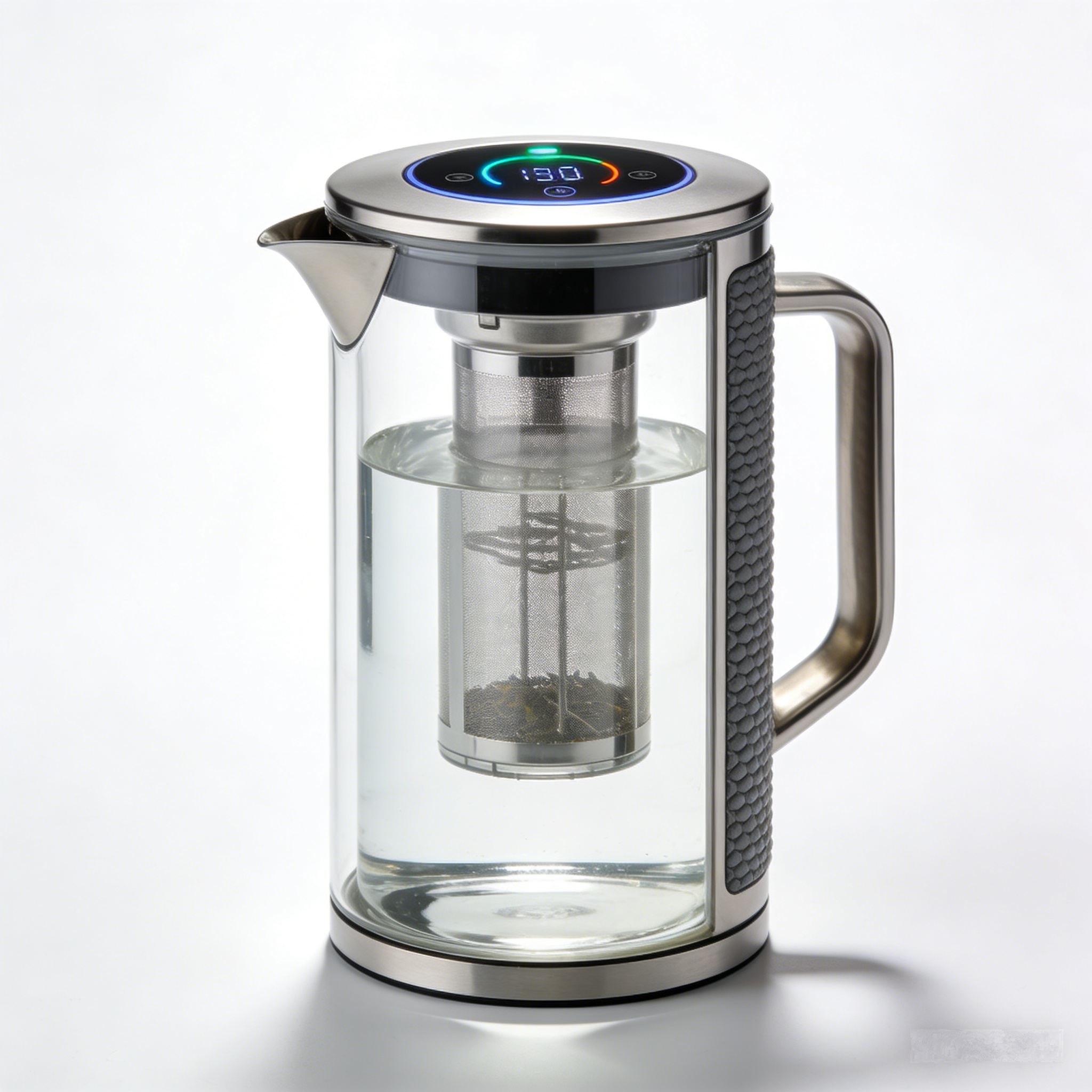 BrewTemp Smart Kettle: The Glass Electric Tea Kettle with Filter & Temperature Control